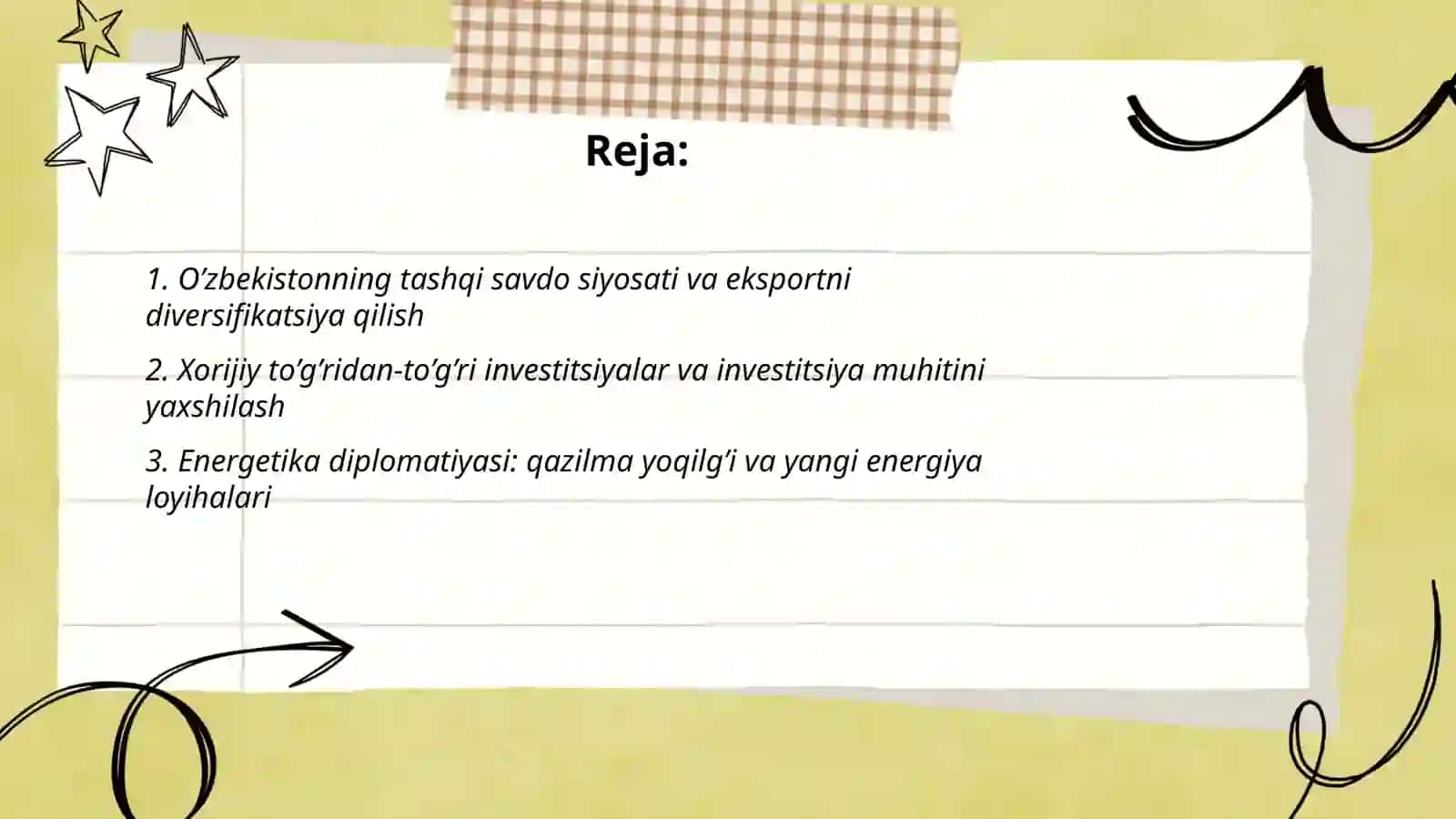 O’zbekiston iqtisodiyoti Va diplomatiyasi 2