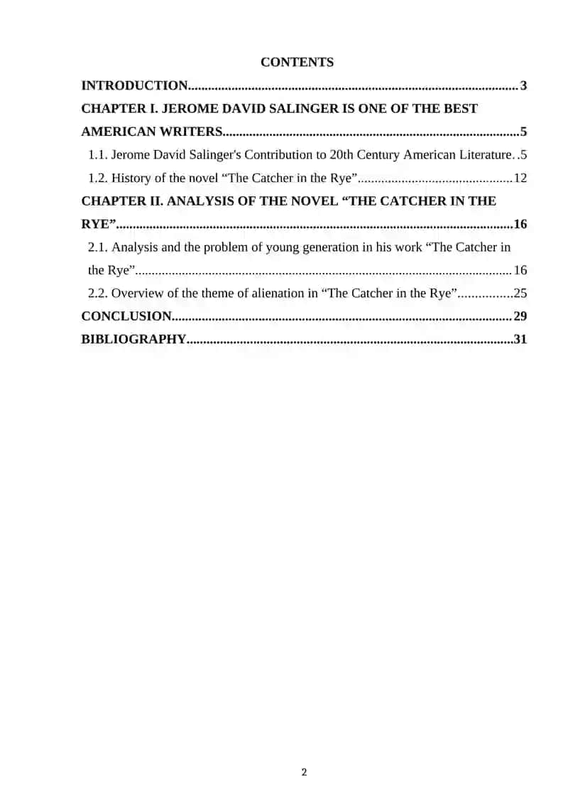 The Catcher in the Rye Study Guide 2