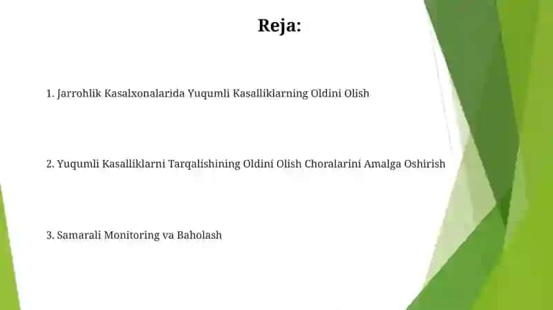 Xirurgiyada gospital infeksiyani profilaktikasi 2