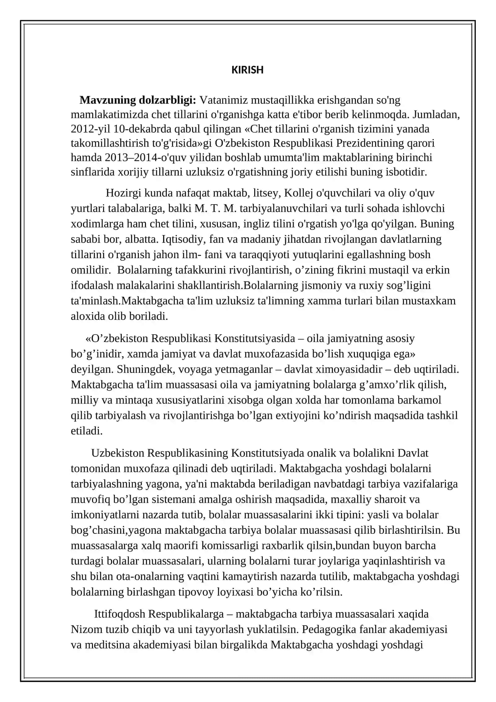 Ilk maktab yoshidagi bolalarning ingliz tilidan so’z boyligini oshirish metodikasi 2