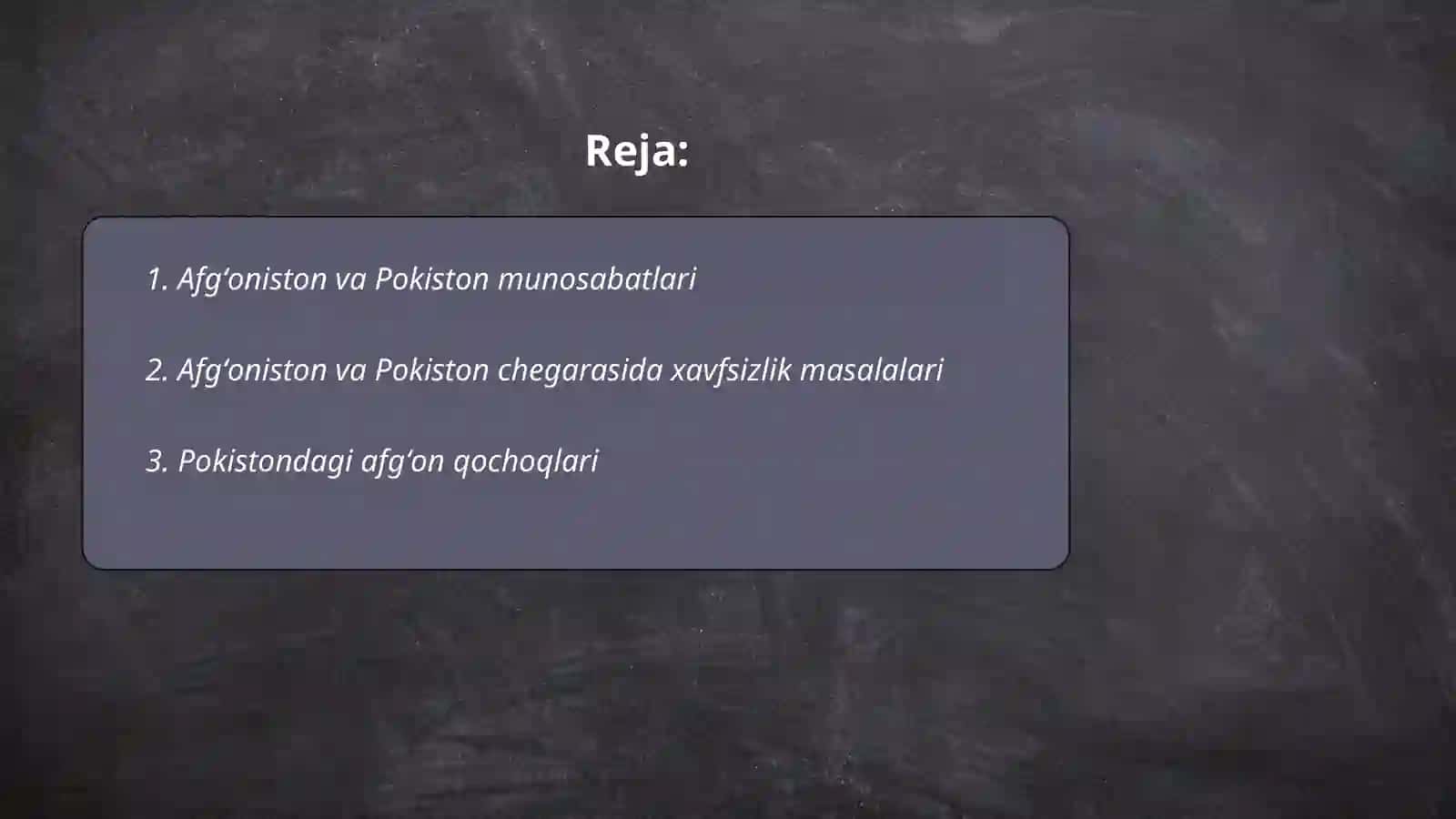 Afgʻoniston va Pokiston munosabatlari 2