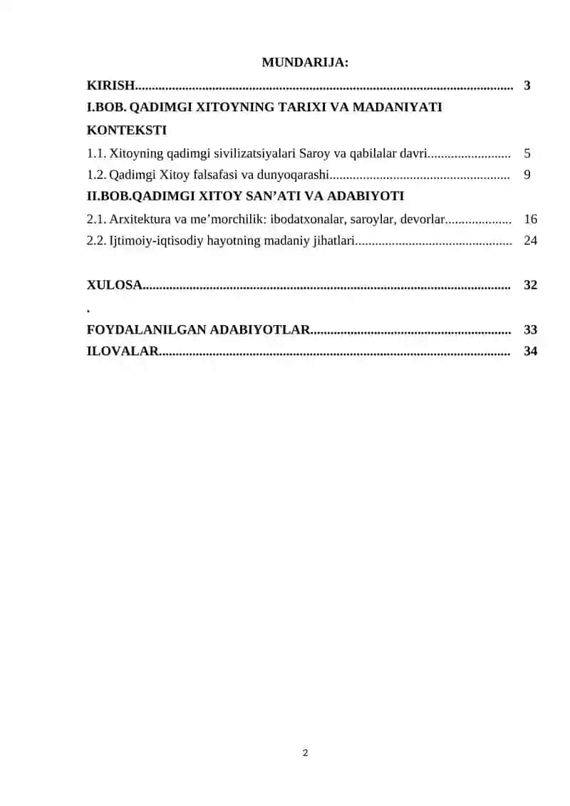 QADIMGI XITOY MADANIYATI 2
