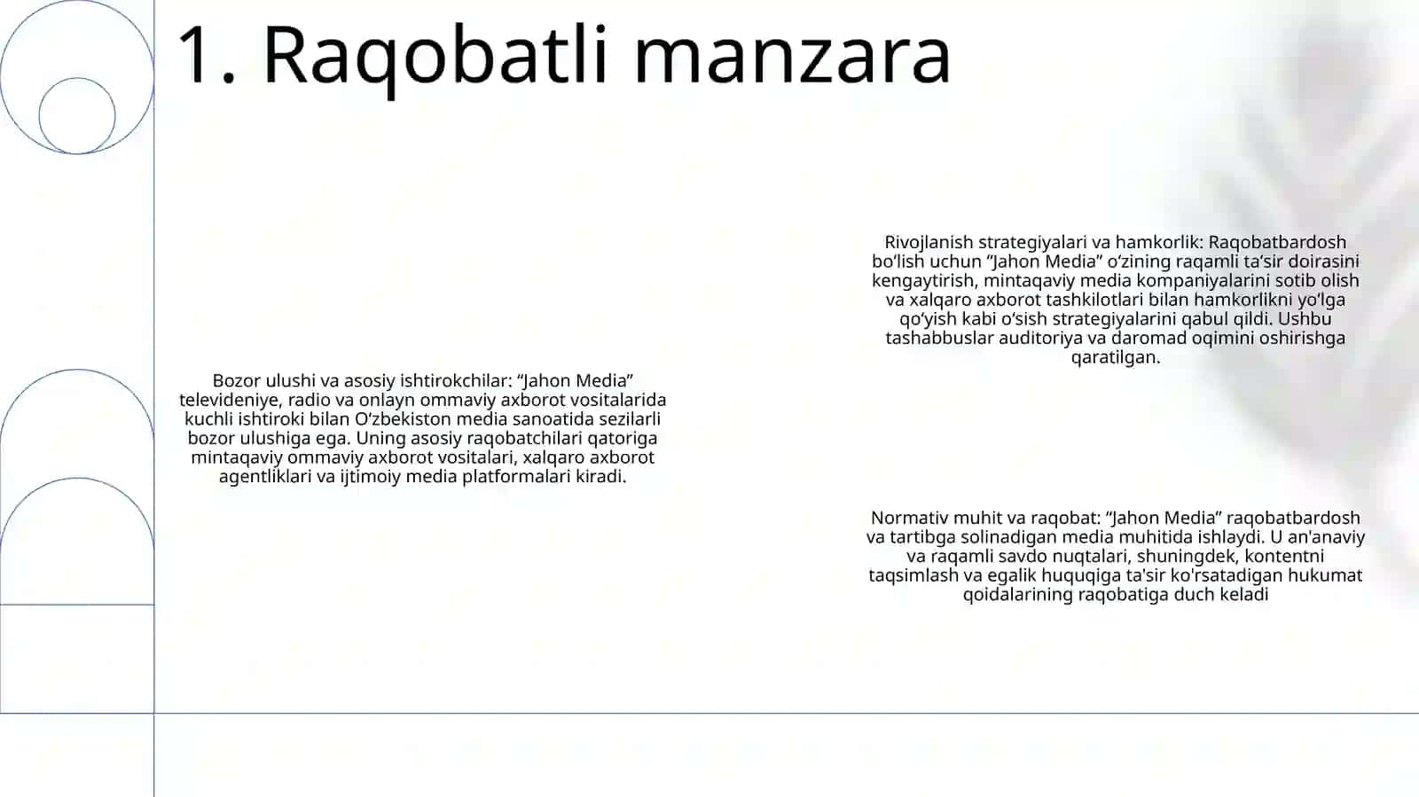Jahon Media Va Axborot Makonida Raqobat Muhiti 2
