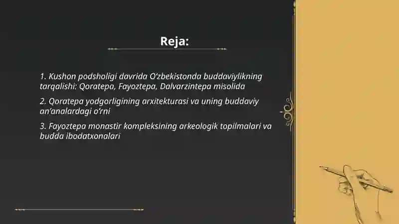 Oʻzbekiston hududida buddaviylik dinining tarixiy ildizlari 2