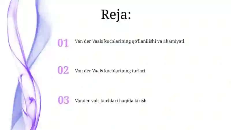 Vander-vals kuchlari 2
