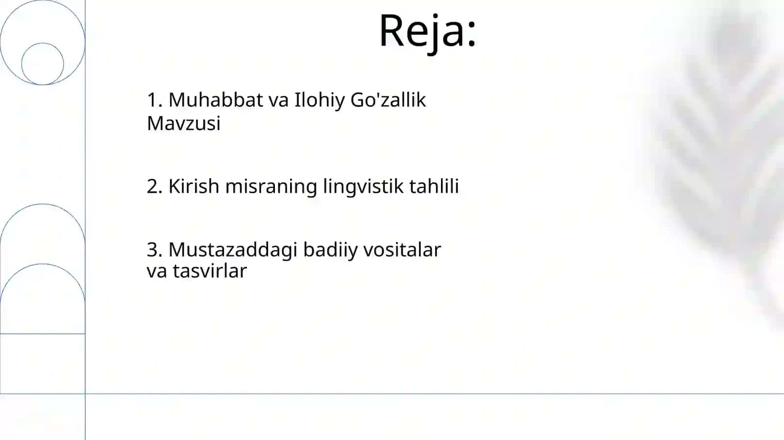 Navoiyning "Ey husnungga zarroti jahon ichra tavallo.." mustazodini tahlili 2