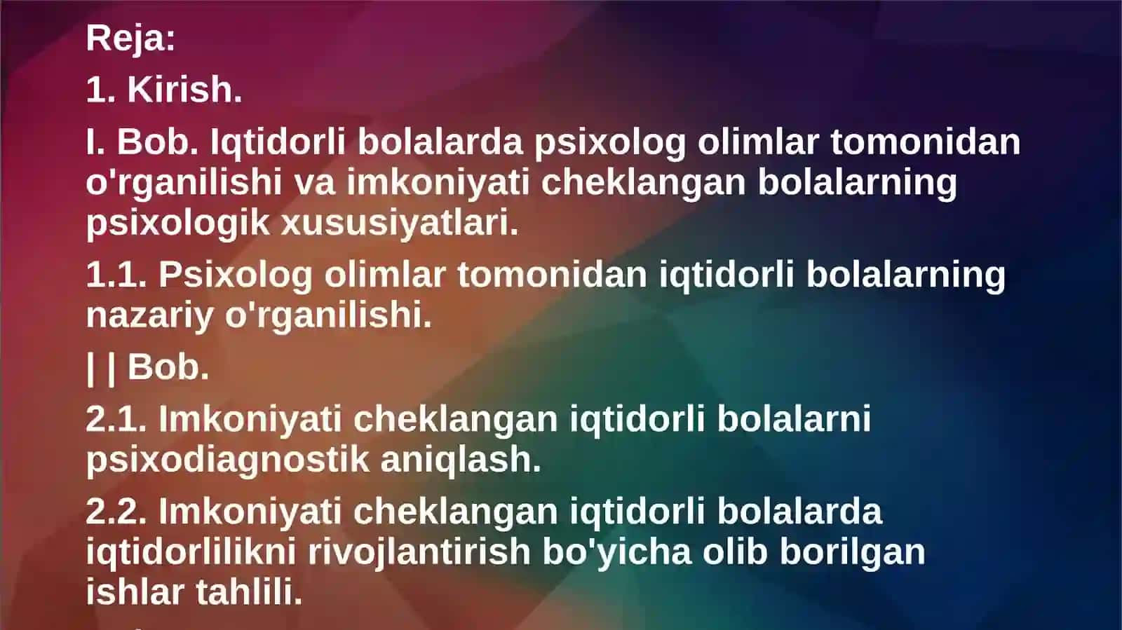 Imkoniyati cheklangani iqtidorli bolalarda emotsional intellektning o'ziga xosligi 2
