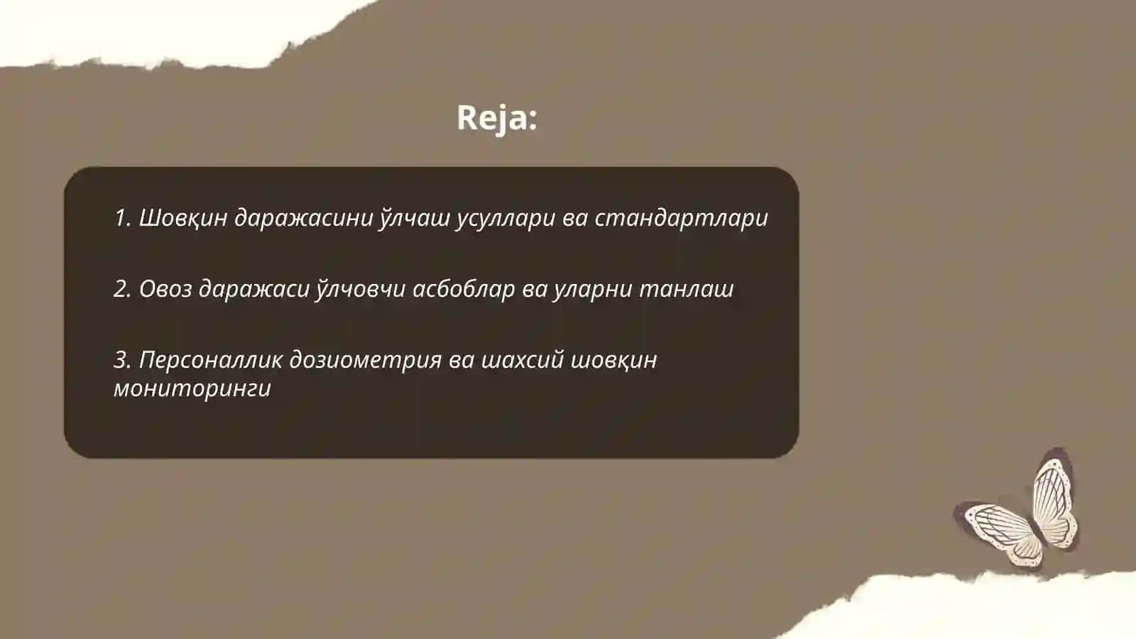 Шовқин даражасини ўлчаш усуллари ва стандартлари 2