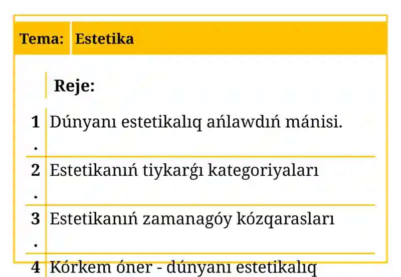 Estetika 2