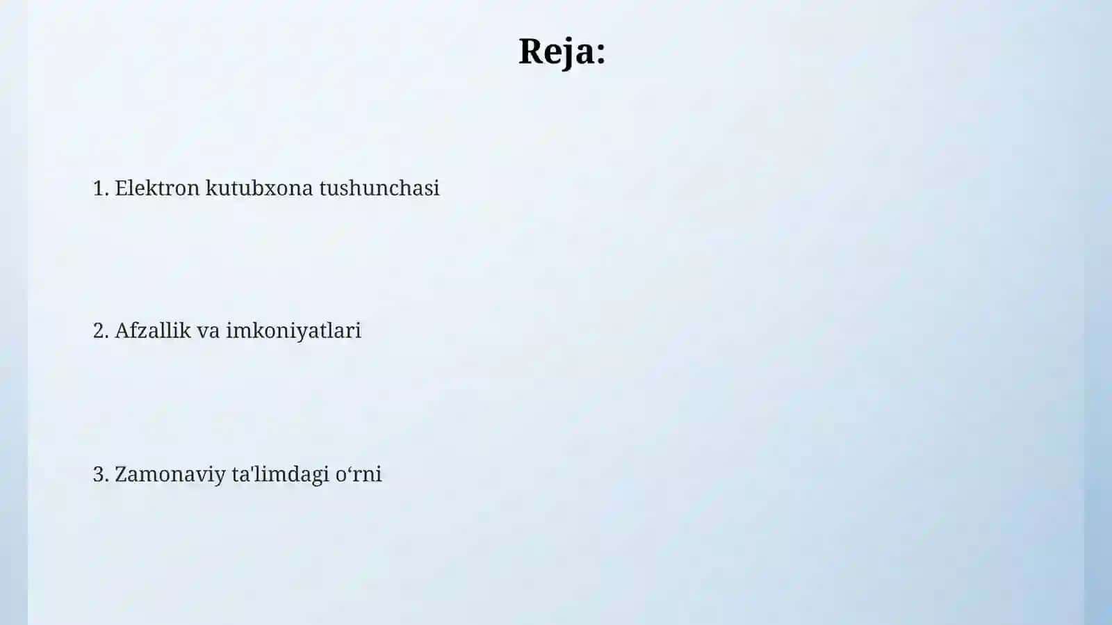 Elektron kutubxona deganda nimani tushunasiz 2