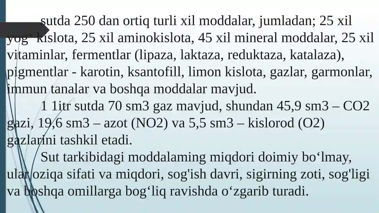 Sut va sut mahsulotlarini tahlil qilish usullari 2