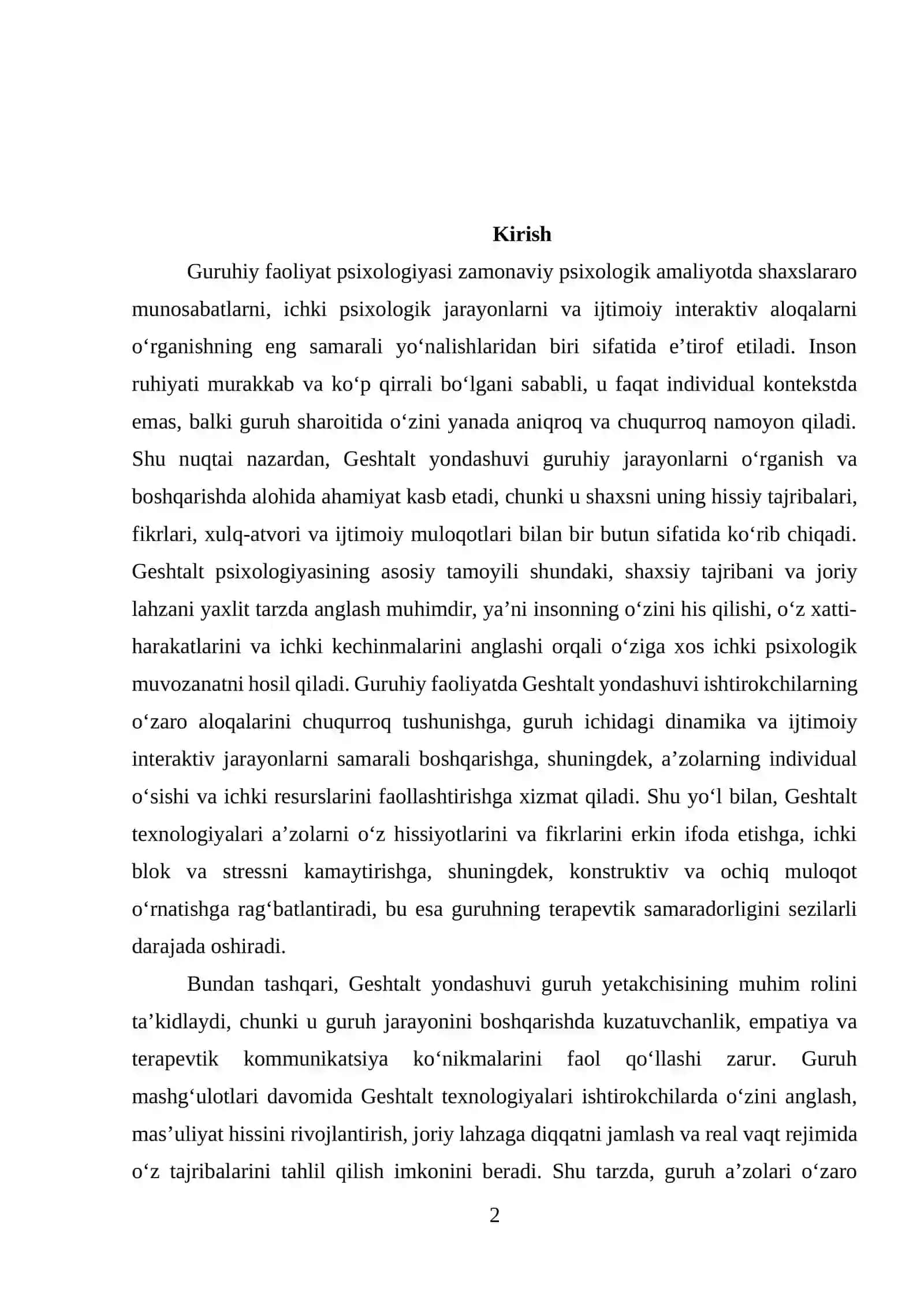 Geshtalt yondashuvning nazariy asoslari 2