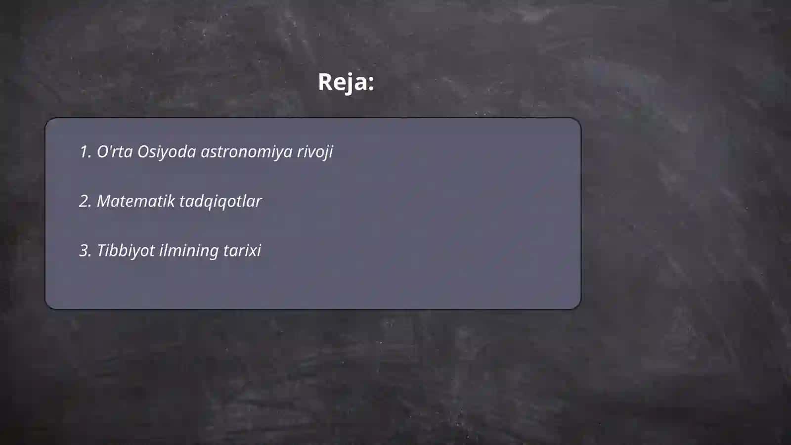 O'rta Osiyoda astronomiya rivoji 2