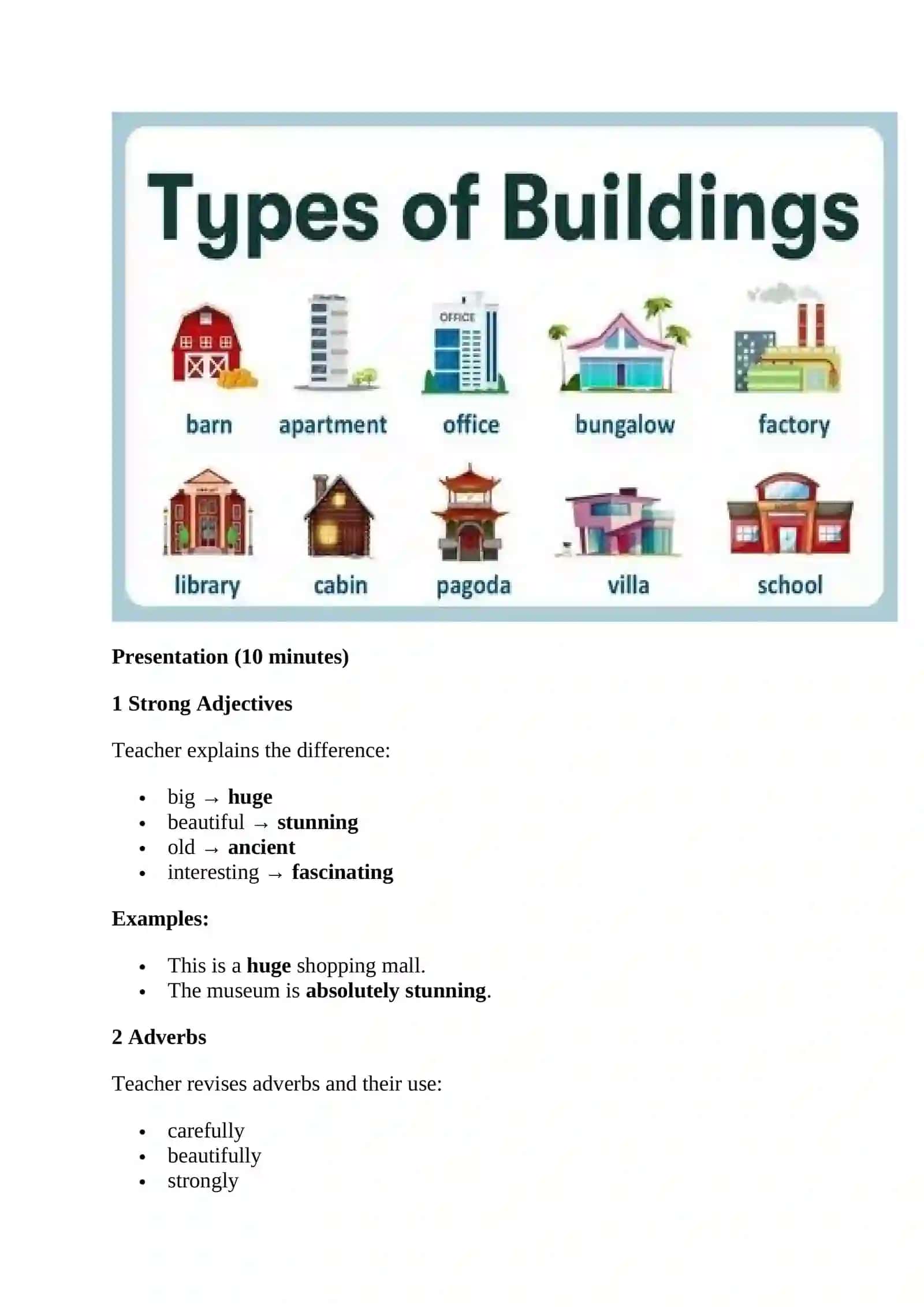 Describing Buildings 2