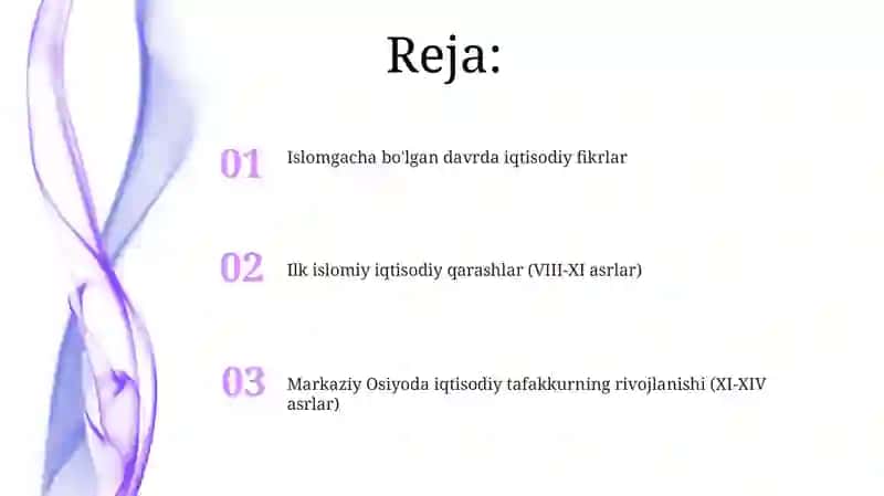 Ortaasirlardagi temuriylar davri gacha bo'lgan iqtisodiy qarashlar 2