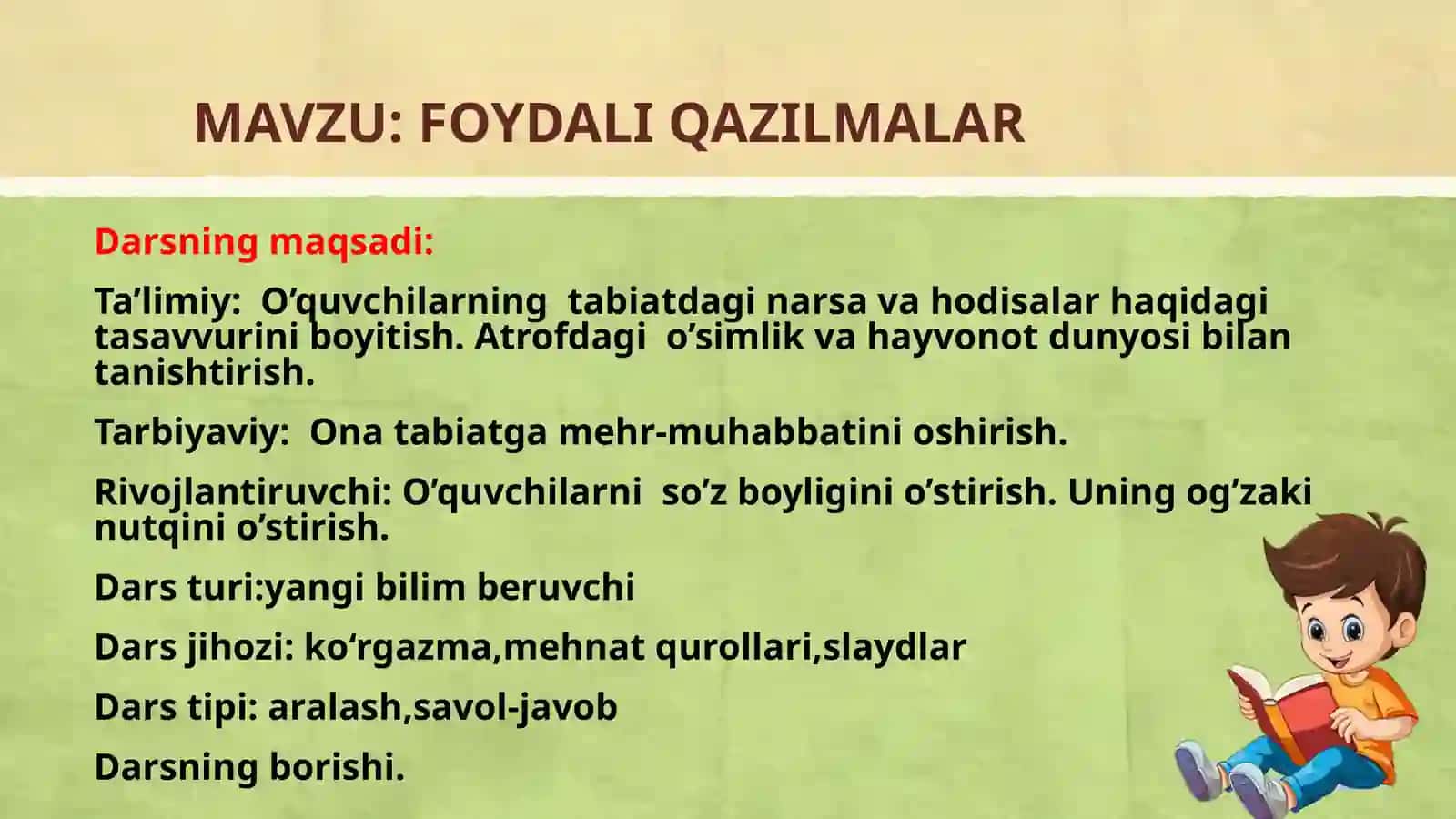 FOYDALI QAZILMALAR 2