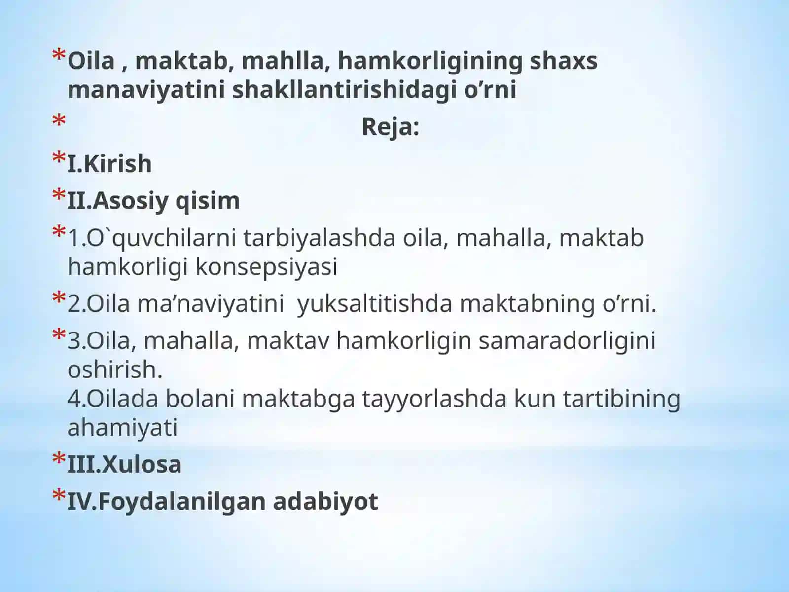 Oila, maktab, mahalla, hamkorligi 2