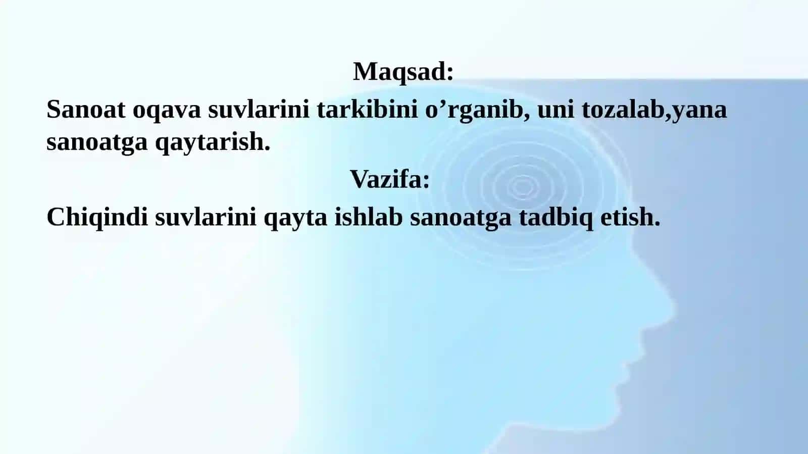 GMZ-4 suvlarinikimyoviytahlilivaunio’rganish.IlmiybitiruvishiTAQDIMOTI 2