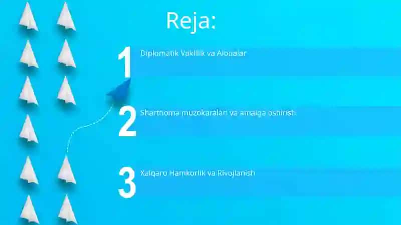 Tashqi ishlar vazirligining vakolatlari 2