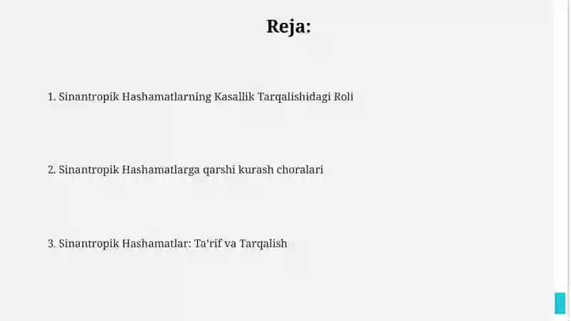 Sinantropik Hashamatlarning Kasallik Tarqalishidagi Roli 2