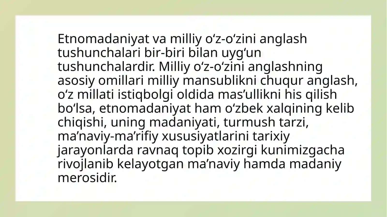 Etnomadaniyat va milliy xalq 2