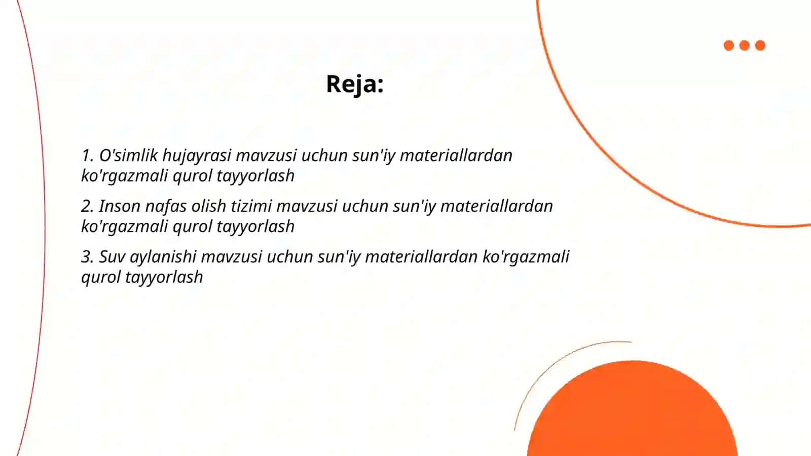 Sun'iy materiallardan ko'rgazmali qurol tayyorlash 2