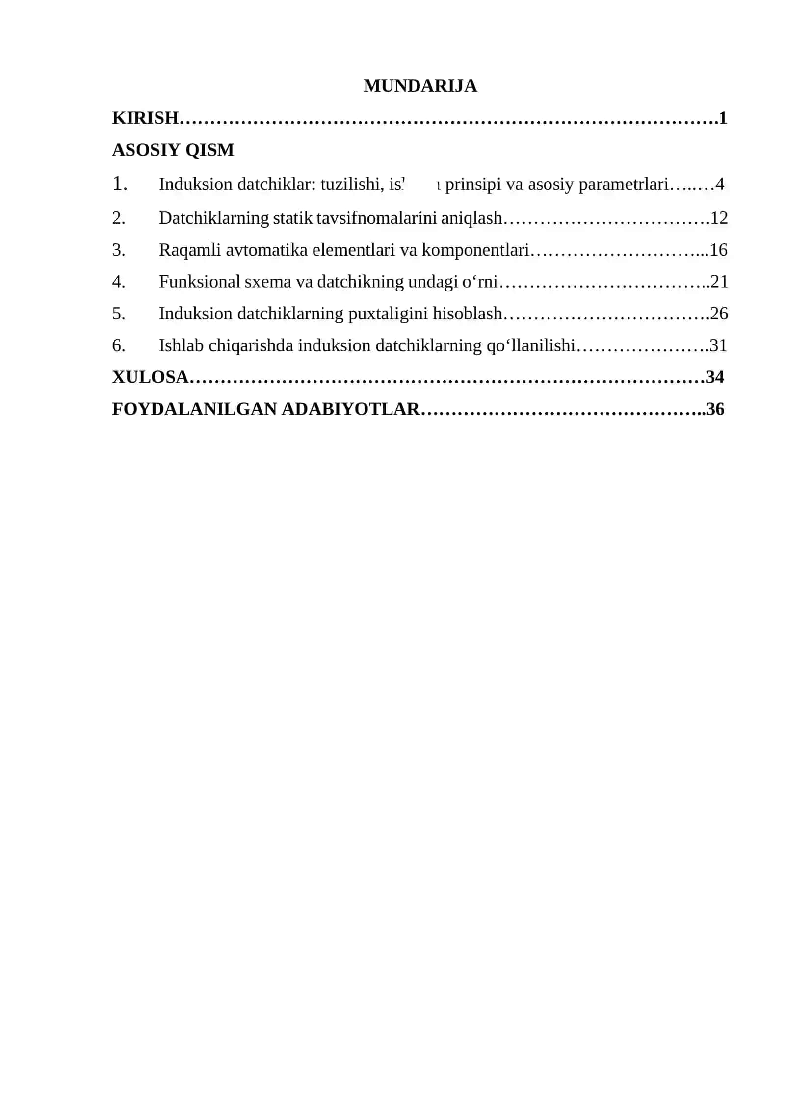 Induksion datchiklarni hisoblash va puxtaligini aniqlash 2