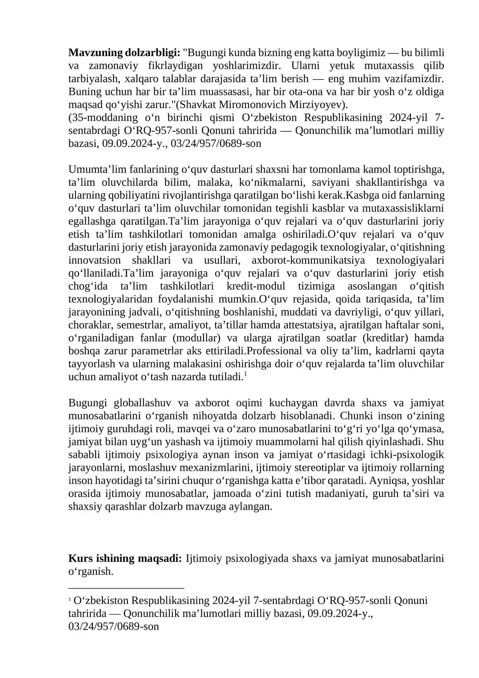 Ijtimoiy psixologiyada shaxs va jamiyat munosabatlari 2