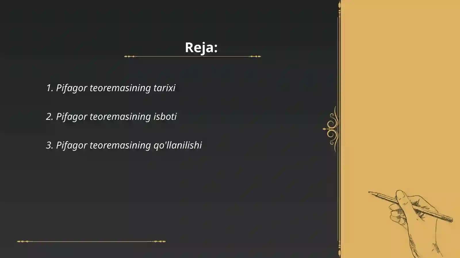 Pifagor teoremasi 2