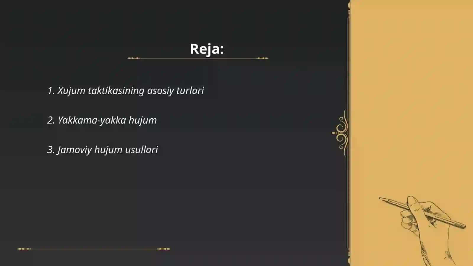 Gandbol o’yinida xujum va ximoya taktikasiga o’rgatish 2