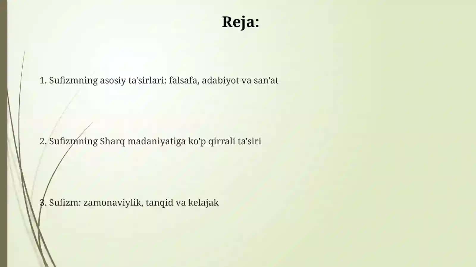 Sufizmning kelib chiqishi va asosiy g'oyalari 2