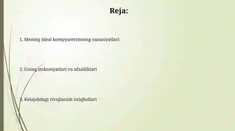 Mening ideal kompyuterim 2
