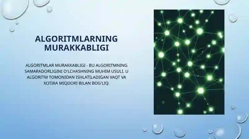 AlgoritmLAR VA MA’LUMOTLAR STRUKTURASI 2