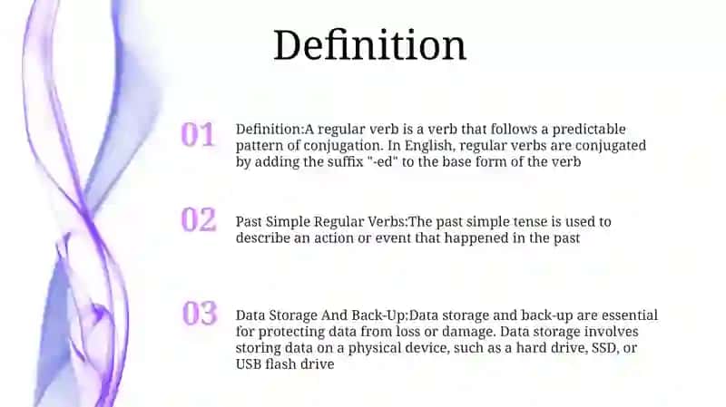 Past Simple Regular Verbs 2