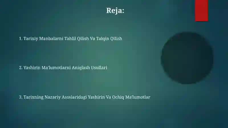 Tarix fanining nazariy asoslari 2