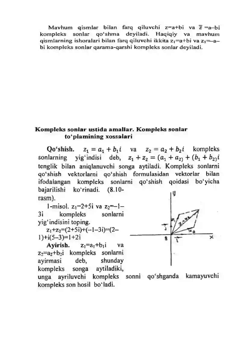 Kompleks sonlar 2