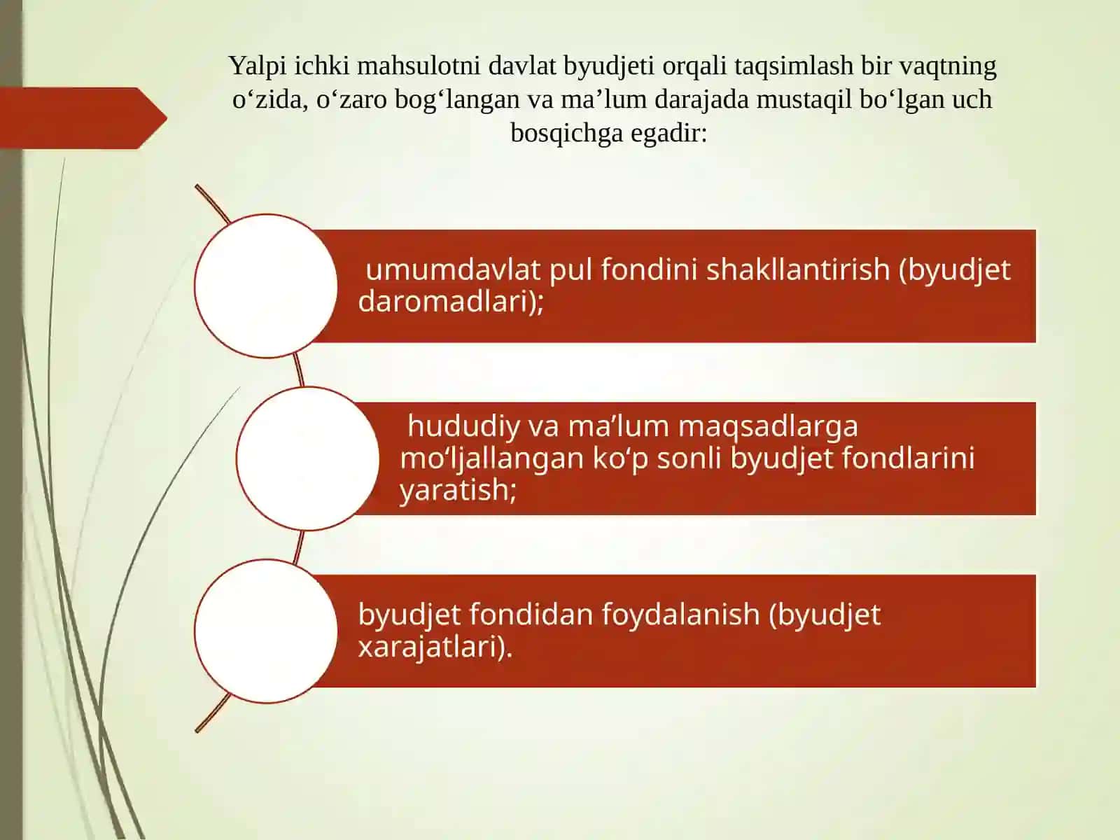 Budjet soliq siyosati 2