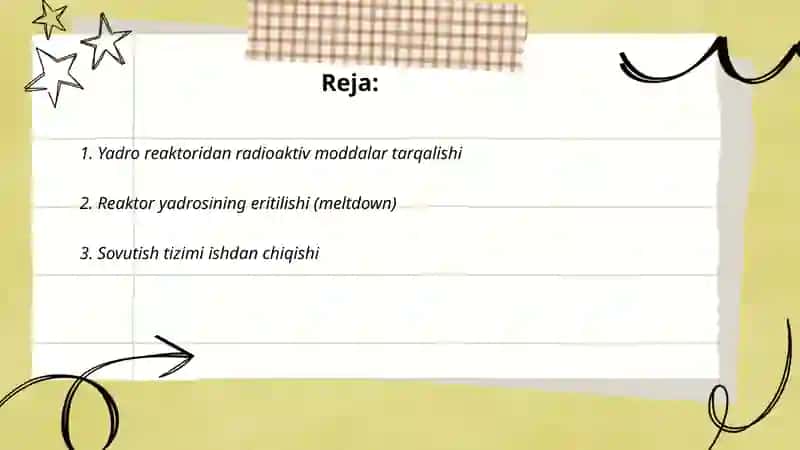 Atom reaktorning xavfliligi 2