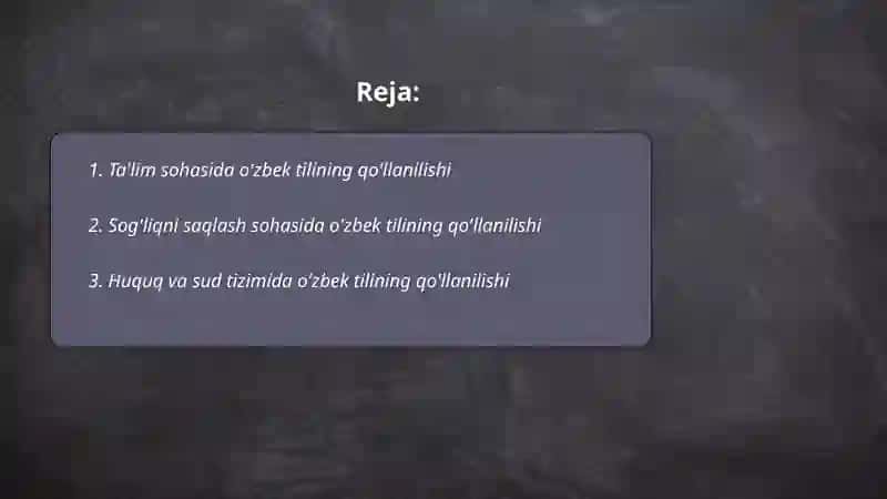 Sohada uzbek tilining qullanilishi 2
