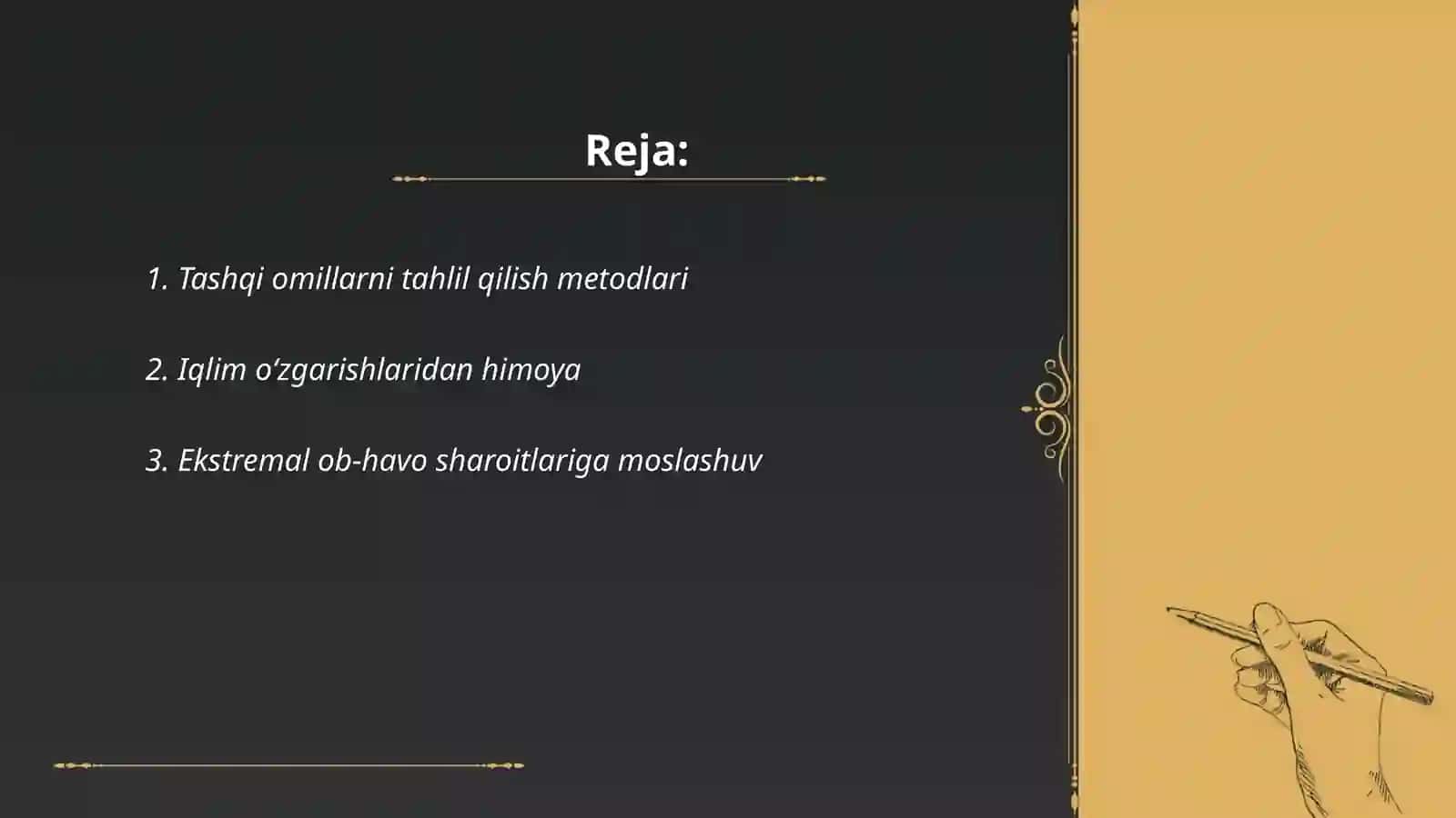 Tashqi omillarni tahlil qilish metodlari 2