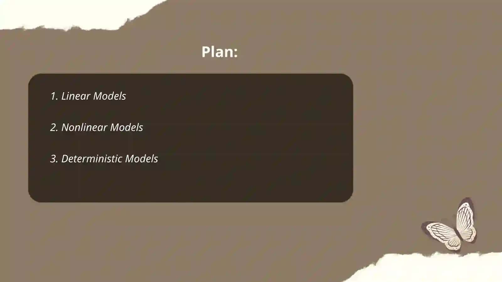 Mathematical Modelling 2