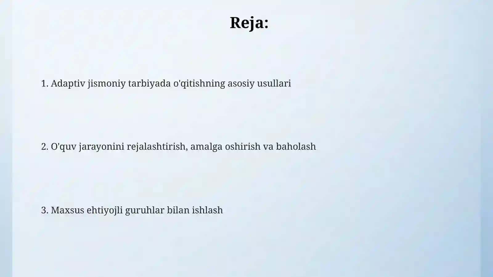 Adaptiv jismoniy tarbiyada o'qitishning asosiy usullari 2