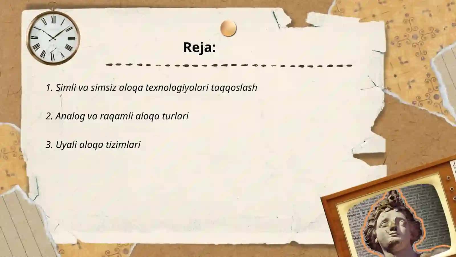 Simli va simsiz aloqa vositalari 2