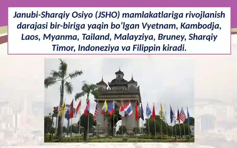 1991 – 2017-yillarda janubi-sharqiy Osiyo mamlakatlari 2