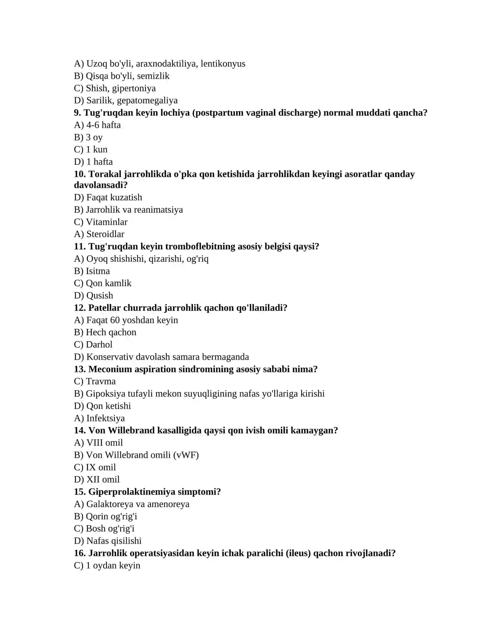 ARGOS savollari javoblari bilan 2