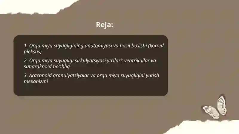 Orqa miya suyuqligi sirkulyatsiyasi, klinik ahamiyati 2
