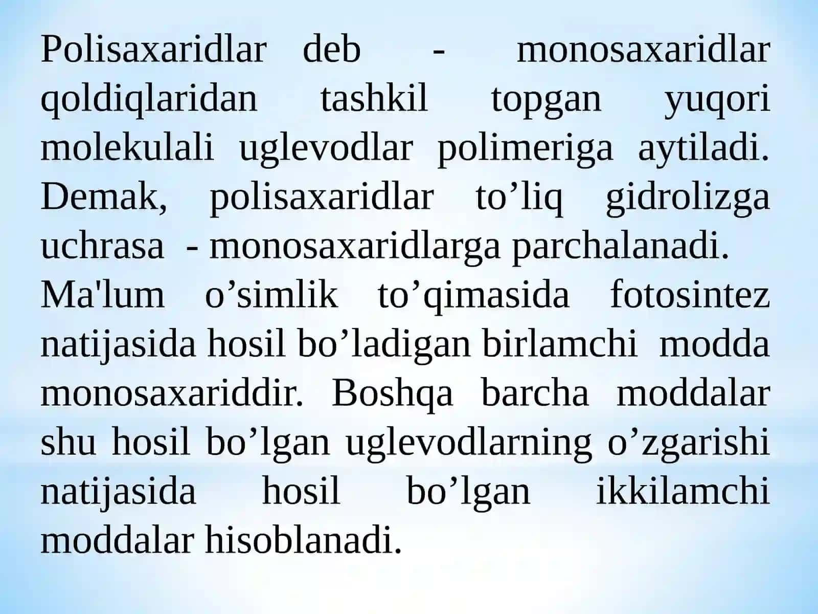 POLISAXARIDLAR (GOMOGLIKOZIDLAR) SAQLOVCHI DORIVOR O’SIMLIK XOM ASHYOLARINI TAYYORLASH, QADOQLASH VA SAQLASH USULLARI 2