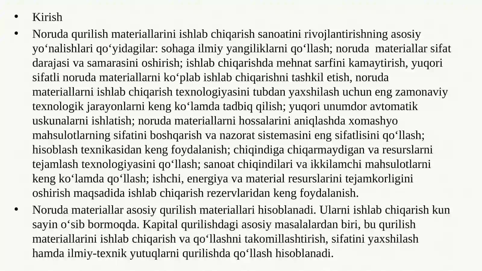 Noruda qurilish ashyolari konlarini ochish konlari dochi qusuldaqazibolishning mexaniz va tuzilishi 2