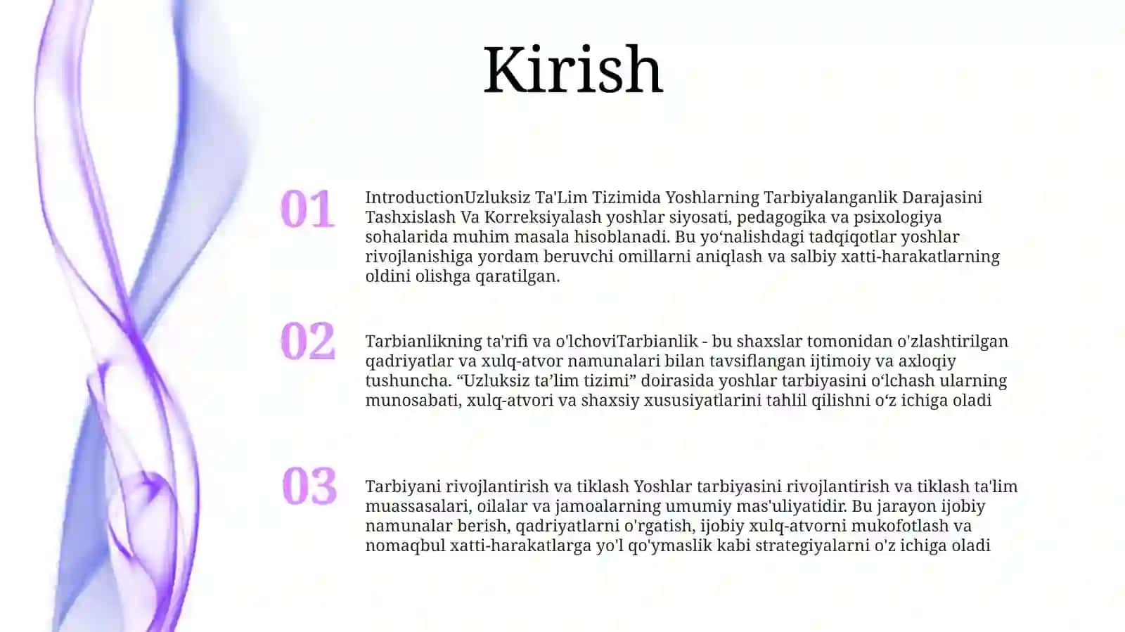 Yoshlarning Tarbiyalanganlik Darajasini Tashxislash Va Korreksiyalash 2