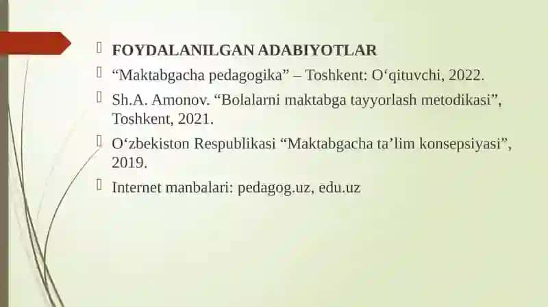 Bolalarni maktabga tayyorlash fanining boshqa fanlar bilan aloqasi 2